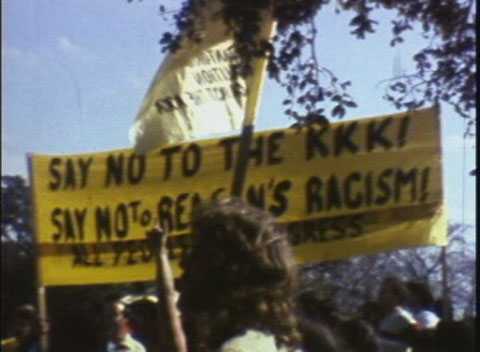 Protest Against KKK at State Capitol (1983) - Jon Montgomery